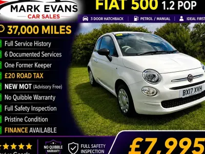 Used Fiat 500 Pop 69 HP (50 kW) 2017 Hatchback