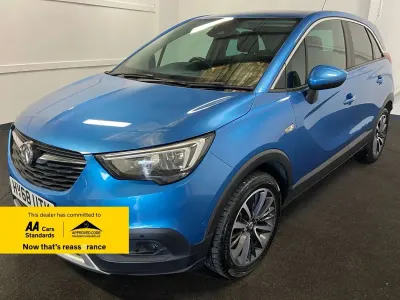 Used Vauxhall Crossland X Elite 110 HP (80 kW) 2018 Blue SUV