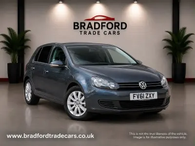 Used VW Golf VI Match 105 HP (77 kW) 2011 Blue Hatchback
