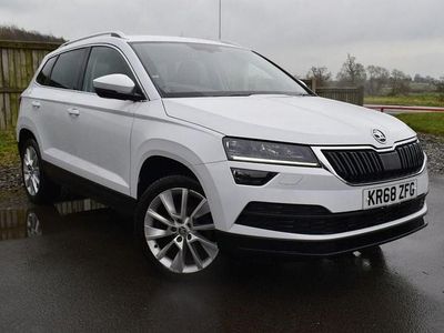 Used Skoda Karoq SE L 115 HP (84 kW) 2018 White SUV