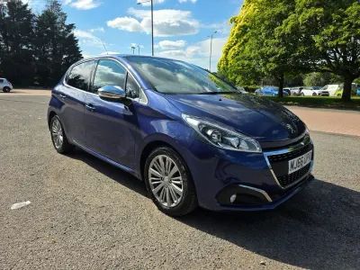 Used Peugeot 208 Allure 2017 Blue Hatchback