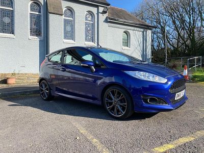 Used Ford Fiesta ST-Line 125 HP (91 kW) 2017 Blue Hatchback