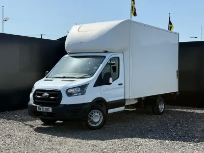 Used Ford Transit S 130 HP (95 kW) 2021 White Cabriolet