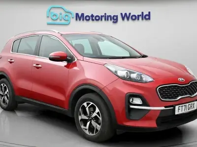 Begagnad Kia Sportage 136 HK (100 kW) 2021 Röd SUV