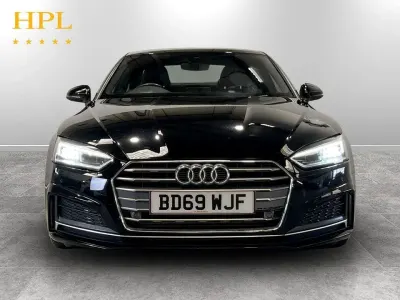Second-hand Audi A5 S-Line 150 CP (110 kW) 2019 Negru Coupe
