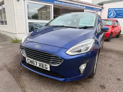 Used Ford Fiesta Zetec 70 HP (51 kW) 2017 Blue Hatchback