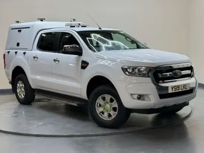 Begagnad Ford Ranger XLT 2019 Vit Pickup