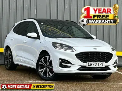 Used Ford Kuga ST-Line X 120 HP (88 kW) 2020 White SUV