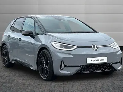 New VW ID.3 GTX 236 kW (322 HP) 2026 Moonstone grey with solid black roof Hatchback