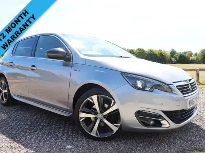 Used Peugeot 308 GT-line 120 HP (88 kW) 2016 Grey Hatchback
