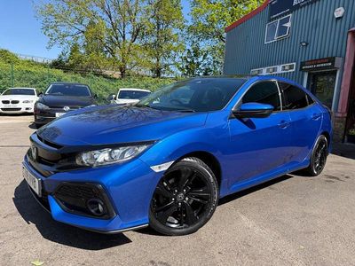 Begagnad Honda Civic EX 2019 Blå Halvkombi