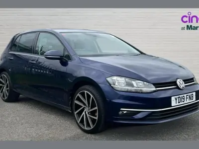 Used VW Golf VII Match 115 HP (84 kW) 2019 Blue Hatchback