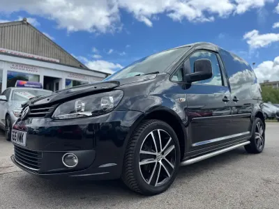 Used VW Caddy Black Edition 102 HP (75 kW) 2015 Black MPV