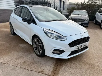 Used Ford Fiesta ST-Line X 100 HP (73 kW) 2018 White Hatchback
