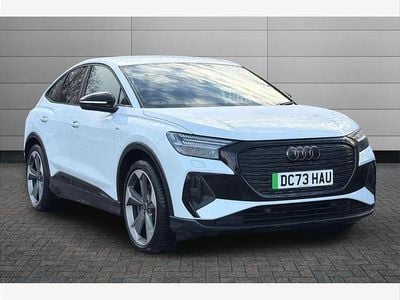 Used Audi Q4 Sportback e-tron Black Edition 150 kW (204 HP) 2024 White SUV