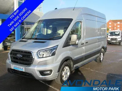 Used Ford Transit Limited 170 HP (125 kW) 2024 Moondust silver (metallic paint) Van