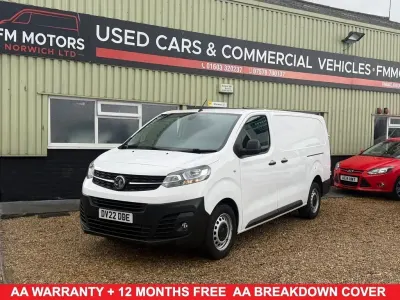 Gebraucht Vauxhall Vivaro S 2022 Weiß Van / Kleinbus