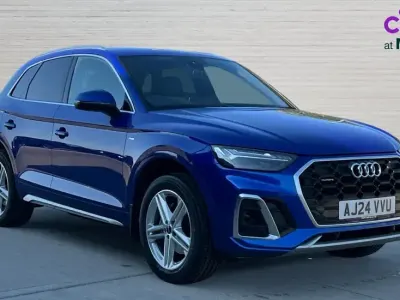 Used Audi Q5 S-Line 204 HP (150 kW) 2024 Blue SUV