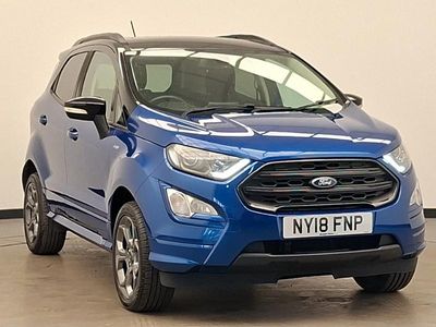 Used Ford Ecosport ST-Line 125 HP (91 kW) 2018 Blue SUV