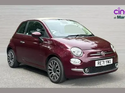 Used Fiat 500 Dolcevita 68 HP (50 kW) 2021 Red Cabriolet