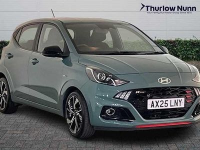 Used Hyundai i10 N Line 90 HP (66 kW) 2025 Mangrove green Hatchback