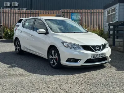 Used Nissan Pulsar Acenta 110 HP (80 kW) 2015 White Hatchback