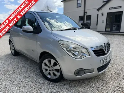 Used Vauxhall Agila Design Edition 85 HP (62 kW) 2009 Silver MPV