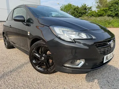 Used Vauxhall Corsa Edition 100 HP (73 kW) 2015 Black Hatchback