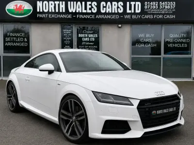 Used Audi TT S-Line 180 HP (132 kW) 2017 White Coupe