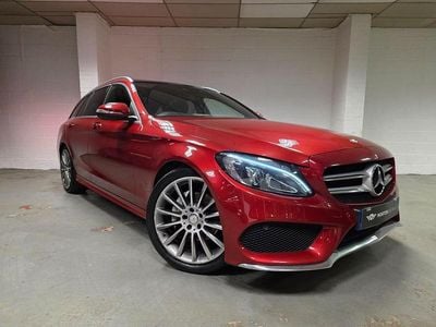Red Used 2015 Mercedes C220 AMG Line Premium Plus Estate | £10,000 (Expensive)