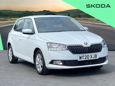 Used Skoda Fabia SE 60 HP (44 kW) 2020 White Hatchback