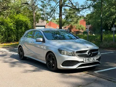 Used Mercedes A180 AMG line 2017 Silver Hatchback