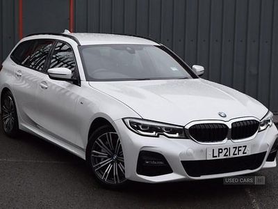Used BMW 330e M Sport 292 HP (214 kW) 2021 White Estate