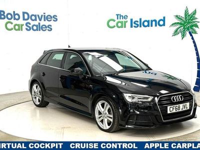 Used Audi A3 Sportback S-Line 150 HP (110 kW) 2019 Black Hatchback