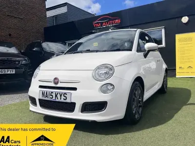 Used Fiat 500 S 70 HP (51 kW) 2015 White Hatchback