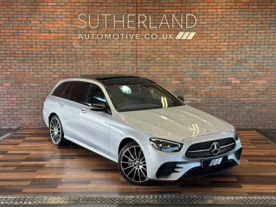Used Mercedes E300 AMG line 2022 Silver Estate
