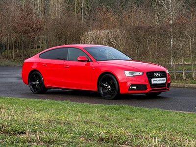 Used Audi A5 Black Edition 170 HP (125 kW) 2014 Red Coupe