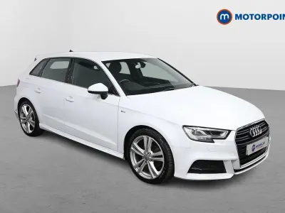 Begagnad Audi A3 S-Line 2020 Vit Sedan