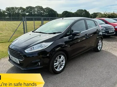 Used Ford Fiesta Zetec 82 HP (60 kW) 2017 Black Hatchback
