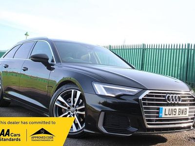 Used Audi A6 S-Line 204 HP (150 kW) 2019 Black Estate