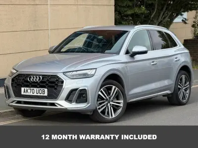 Used Audi Q5 S-Line 204 HP (150 kW) 2020 Silver SUV