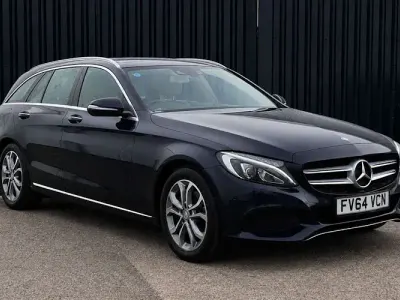 Used Mercedes C200 Premium 184 HP (135 kW) 2015 Blue Estate