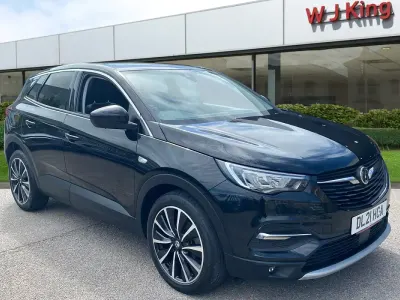 Used Vauxhall Grandland X Elite 130 HP (95 kW) 2021 Black SUV