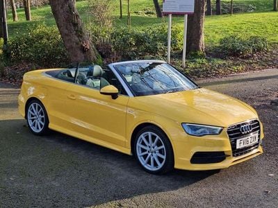 Used Audi A3 Cabriolet S-Line 2016 Yellow Cabriolet