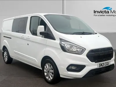 Begagnad Ford Transit Custom Limited 140 HK (102 kW) 2021 Vit Van