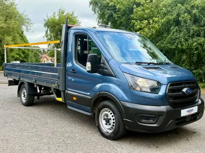 Used Ford Transit 130 HP (95 kW) 2022 Blue Van
