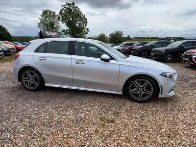 Used Mercedes A180 AMG line 136 HP (100 kW) 2019 Silver Hatchback
