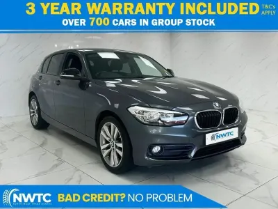 Used BMW 118 Sport Line 136 HP (100 kW) 2017 Grey Hatchback