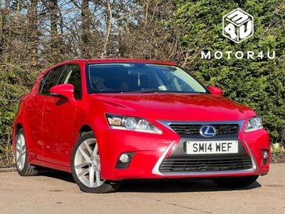 Used Lexus CT200h 2014 Red Hatchback