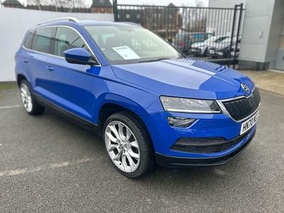 Used Skoda Karoq SE L 116 HP (85 kW) 2020 Blue SUV